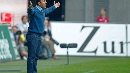 Bis zum Schluss unter Dampf: Jos Luhukay.