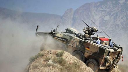 Radpanzer vom Typ "Boxer".