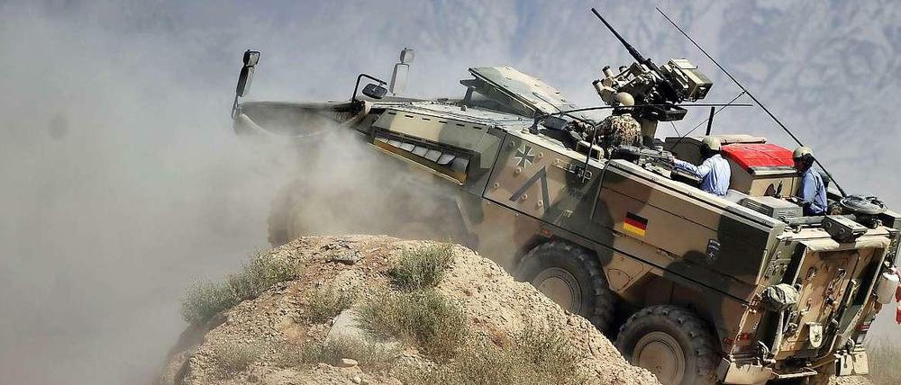 Radpanzer vom Typ "Boxer".