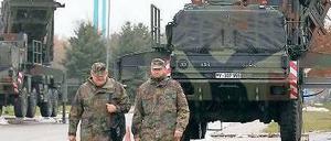 Von Bad Sülze nach Diyarbakir? Patriots aus Mecklenburg-Vorpommern – im Bild Abschussvorrichtungen am Stützpunkt Bad Sülze – könnten in die Südost-Türkei verlegt werden.