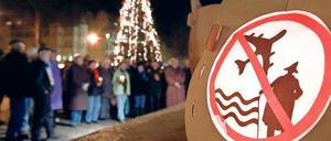 Beflügelt vom Ausgang des Brandenburger Volksbegehrens, ist ein Ende des Protests in Friedrichshagen noch lange nicht in Sicht.