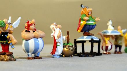 Ikonen: Uderzos Schöpfungen gibt es in den unterschiedlichsten Formen, zum Beispiel als Überraschungseier-Figuren.