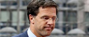 Der niederländische Ministerpräsident Mark Rutte tritt voraussichtlich zurück.
