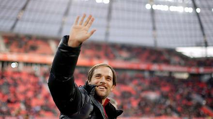 Grüßt von der Tabellenspitze. Der Mainzer Trainer Thomas Tuchel.