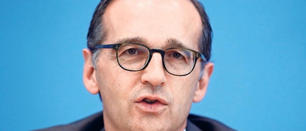 Justizminster Heiko Maas 