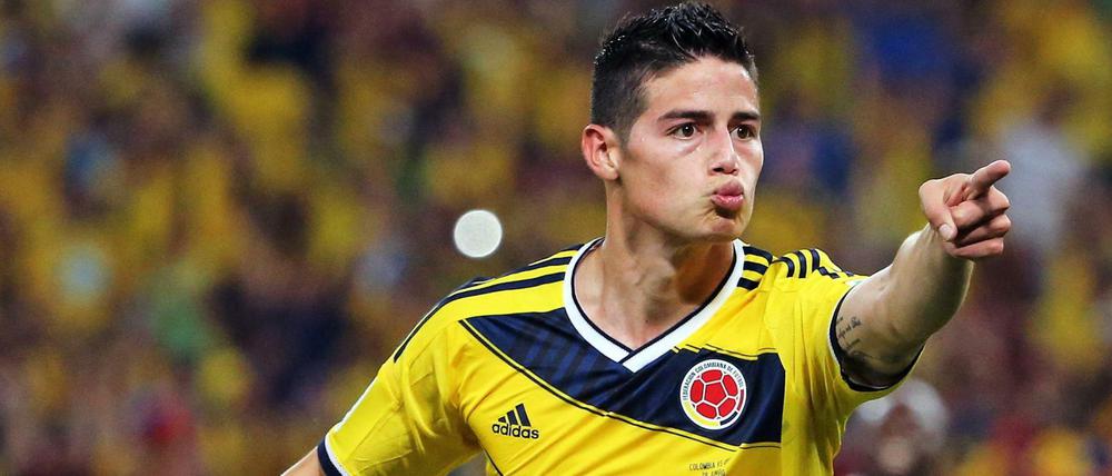 James Rodriguez wird so schön von nun an für den FC Bayern jubeln.