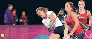 Das waren noch Zeiten. Als Natascha Keller (links) noch aktiv war, hatte der BHC immer mindestens eine Nationalspielerin – Natascha Keller. 