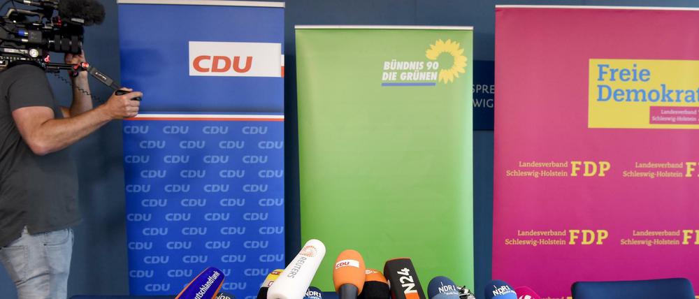 CDU, Grüne und FDP wollen in Zukunft Schleswig-Holstein regieren.