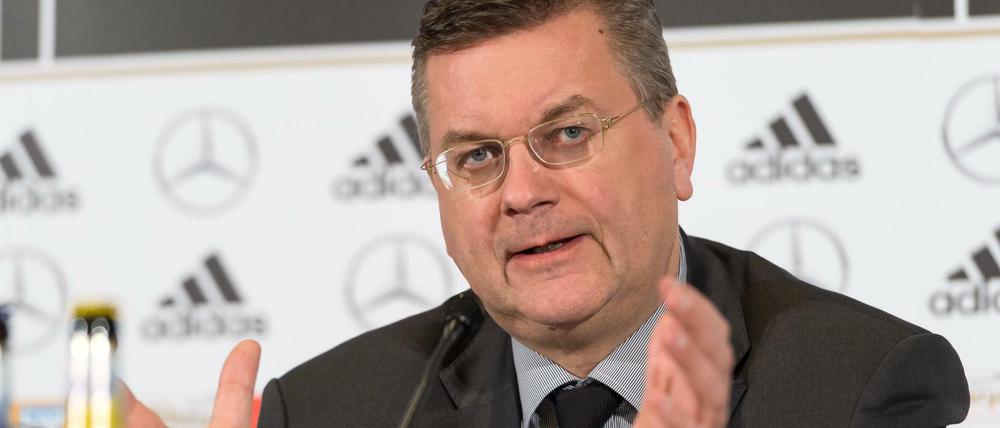 DFB-Präsident Reinhard Grindel musste sich zuletzt viel Kritik anhören.