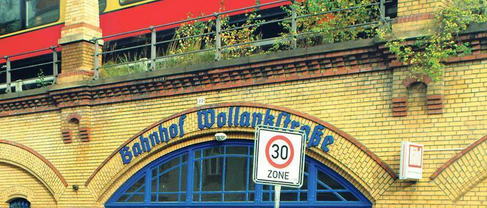 Bauarbeiten stehen an am Bahnhof Wollankstraße.