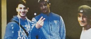 Drei der gesuchten Tatverdächtigen.