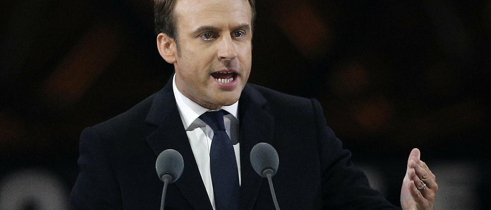 Der sozialliberale Präsident Emmanuel Macron setzt auf gute Kontakte zu Deutschland.