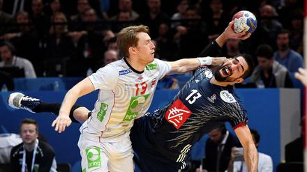 Nikola Karabatic hat mit Frankreich die WM im eigenen Land gewonnen. Norwegen um Kristian Bjornsen musste sich geschlagen geben.