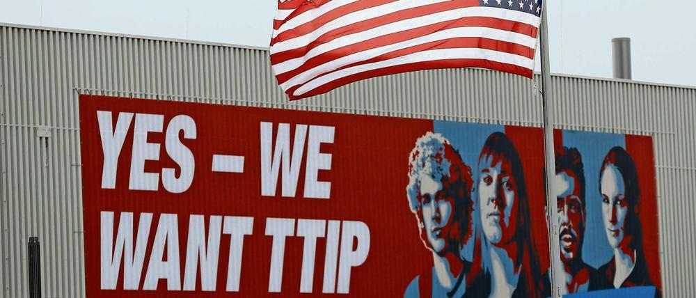 Präsident Obama tritt unverdrossen für das transatlantische Wirtschaftsabkommen TTIP ein: Ende April auf der Hannover-Messe (Foto) und heute.