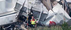 Zugunglück in Belgien: Drei Menschen starben in der Nähe von Lüttich.