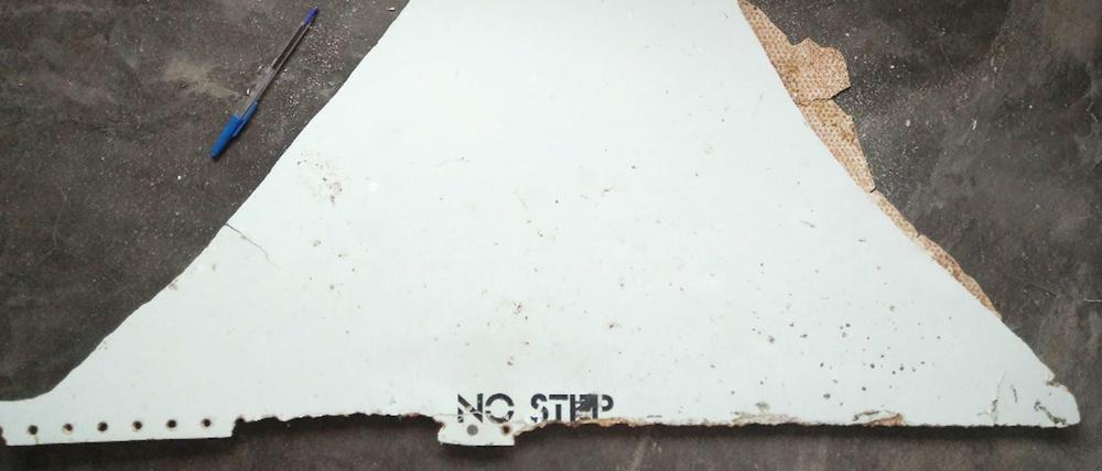 Diese Wrackteil könnte zur verschollenen Passagiermaschine MH370 gehören. Es wird in Australien untersucht. 