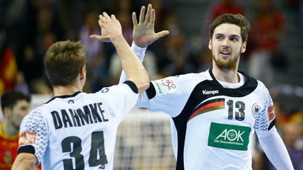 Teamkollegen: Hendrik Pekeler (rechts) und Rune Dahmke.
