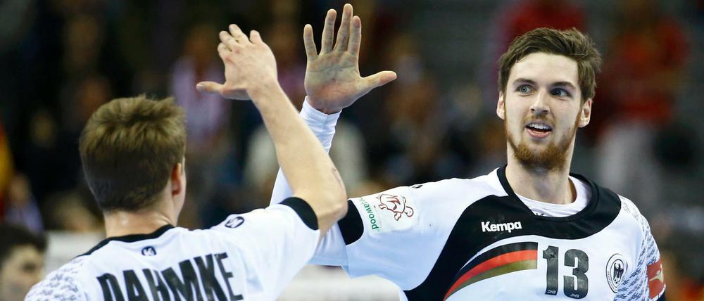 Teamkollegen: Hendrik Pekeler (rechts) und Rune Dahmke.