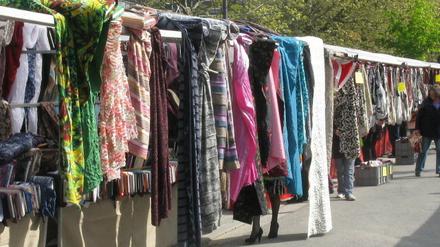 Der Stoffmarkt Holland in der Spandauer Altstadt.