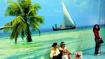 Ferienstimmung. Die weltgrößte Reisemesse ITB feiert ab 9.März ihr 50. Jubiläum.