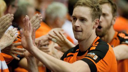 Sebastian Kühner und die Volleys hatten einen lockeren Arbeitsabend.
