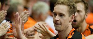 Sebastian Kühner und die Volleys hatten einen lockeren Arbeitsabend.