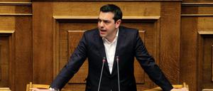 Griechenlands Ministerpräsident Alexis Tsipras droht der EU in der Flüchtlingspolitik mit einer Blockade. 