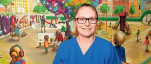 Nicht ohne meine Tochter. Vita Hubar, Mutter der an Leukämie erkrankten Anna, in der Kinderklinik der Charité. 