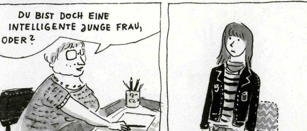Zwischen Rebellion und Repression: Eine Szene aus dem besprochenen Buch (für die komplette Ansicht bitte auf das Lupensymbol klicken!).