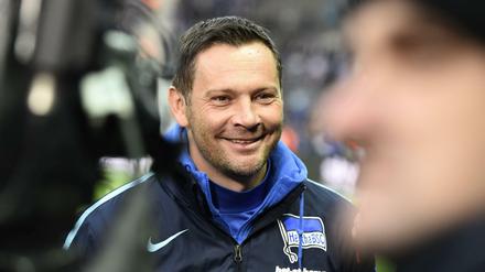 Herthas Trainer Pal Dardai ist derzeit bester Laune.