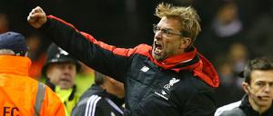 Grund zur Freude. Jürgen Klopp kehrt für die Zwischenrunde der Europa League mit dem FC Liverpool nach Deutschland zurück.