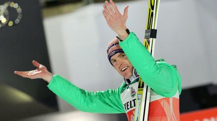 Siiiieeeeeeg. Severin Freund in Oberstdorf.