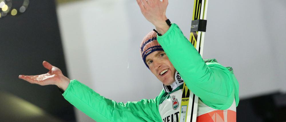 Siiiieeeeeeg. Severin Freund in Oberstdorf.
