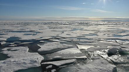 Das ewige Eis – aufgenommen im Spätsommer. In den Wintermonaten, also auch am heutigen Silvestertag, herrscht weit oben im Norden völlige Dunkelheit.