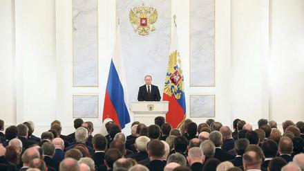 Unter Wladimir Putin hat Russland seine Desinformationskampagne massiv verstärkt. 