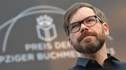 David Wagner auf der Leipziger Buchmesse.