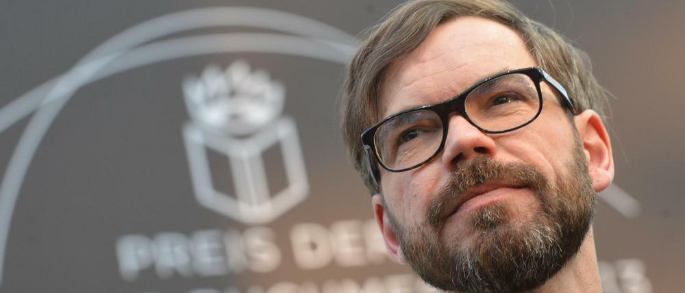 David Wagner auf der Leipziger Buchmesse.