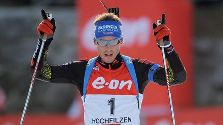 Echter Schempp! Der Biathlet holte sich am Donnerstag seinen zweiten Sieg.