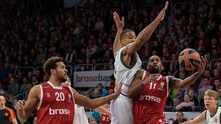 Team für höchste Ansprüche. Elias Harris (l.) und Brad Wanamaker (mit Ball) gehören zu Bambergs wichtigsten Spielern.