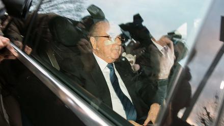 Fifa-Präsident Sepp Blatter kommt am Donnerstag in Zurich an.