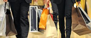 Shopping: Der Handel ist zufrieden, die Geschäfte laufen gut. 