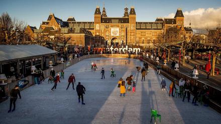 Das Rijksmuseum in Amsterdam. 