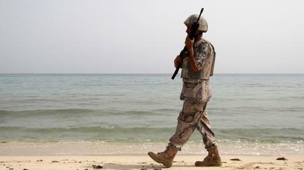 Ein saudischer Grenzsoldat im Jemen. Riad will in der Region ein gewichtiges Wort mitreden.