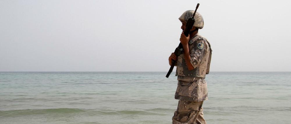 Ein saudischer Grenzsoldat im Jemen. Riad will in der Region ein gewichtiges Wort mitreden.