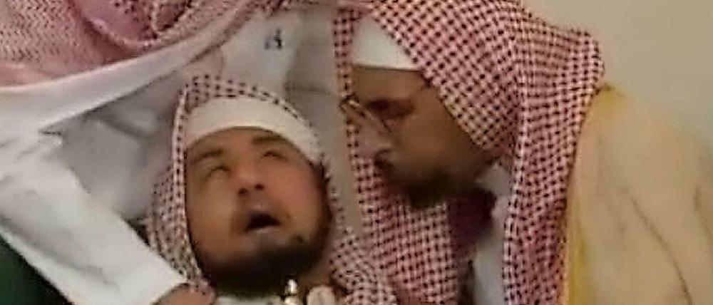 So stellt sich ein Twitter-Nutzer die Reaktionen der konservativen Saudis vor, sollte ein erstes Kino in Saudi-Arabien eröffnet werden. 