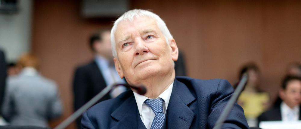 Otto Schily (SPD) führte als von 1998 bis 2005 das Bundesinnenministerium.