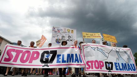 Eine Minidemo in der Nähe von Schloss Elmau wurde am Samstag vom Bayerischen Verwaltungsgerichtshof abgelehnt.