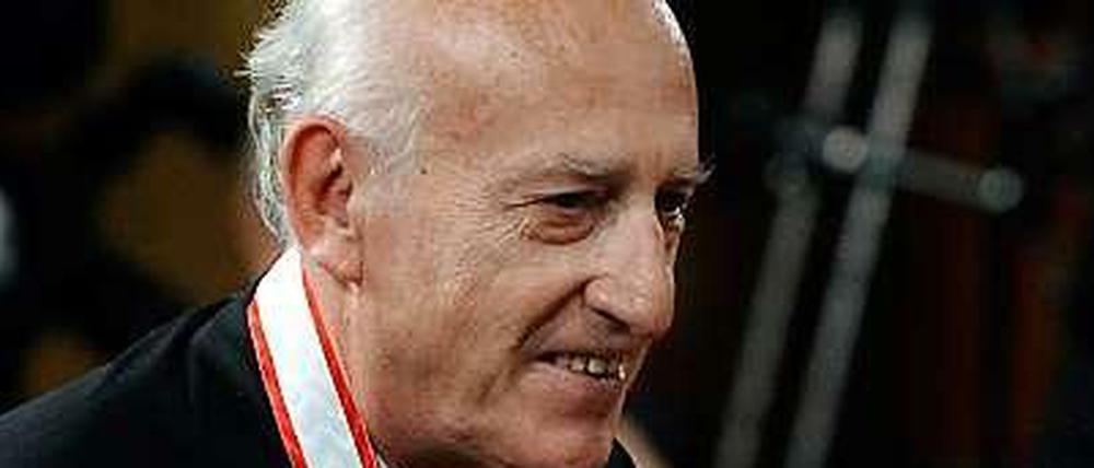 Pollini preisgekrönt: Der legendäre italienische Pianist 2010 in Tokyo.