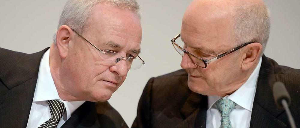 Lange Jahre haben Winterkorn und Piëch sich gut verstanden - jetzt gibt es Stress.