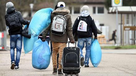 Der Streit um ein Flüchtlingsheim in Kittlitz droht zu eskalieren. In dem Heim sollen 130 Flüchtlinge Unterschlupf finden, so wie auf diesem Bild aus Heidelberg.